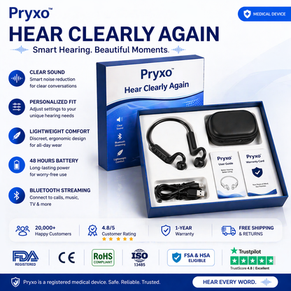 ⏰ Last Chance: 83% OFF Today!👂Advanced Open-Ear Bone Conduction Hearing Aid 💖Hear More. Live More.