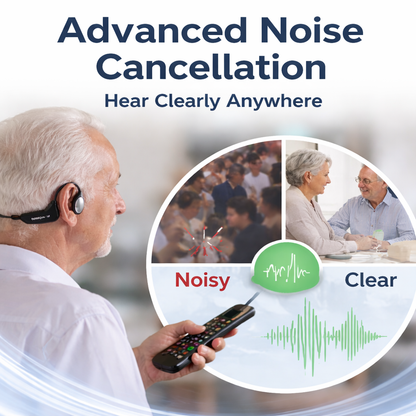 ⏰ Last Chance: 83% OFF Today!👂Advanced Open-Ear Bone Conduction Hearing Aid 💖Hear More. Live More.