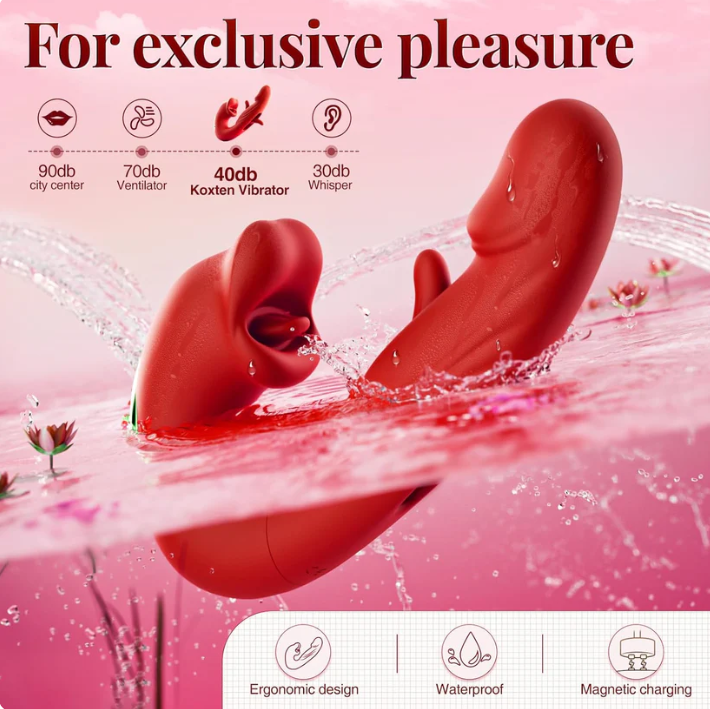 🎁⚡️2026  New AI Sync G-Spot Vibrator Support APP Control 🌹 7 Vibration & 5 Licking Modes + Free Mystery Gift | 30-Day Fast Refund